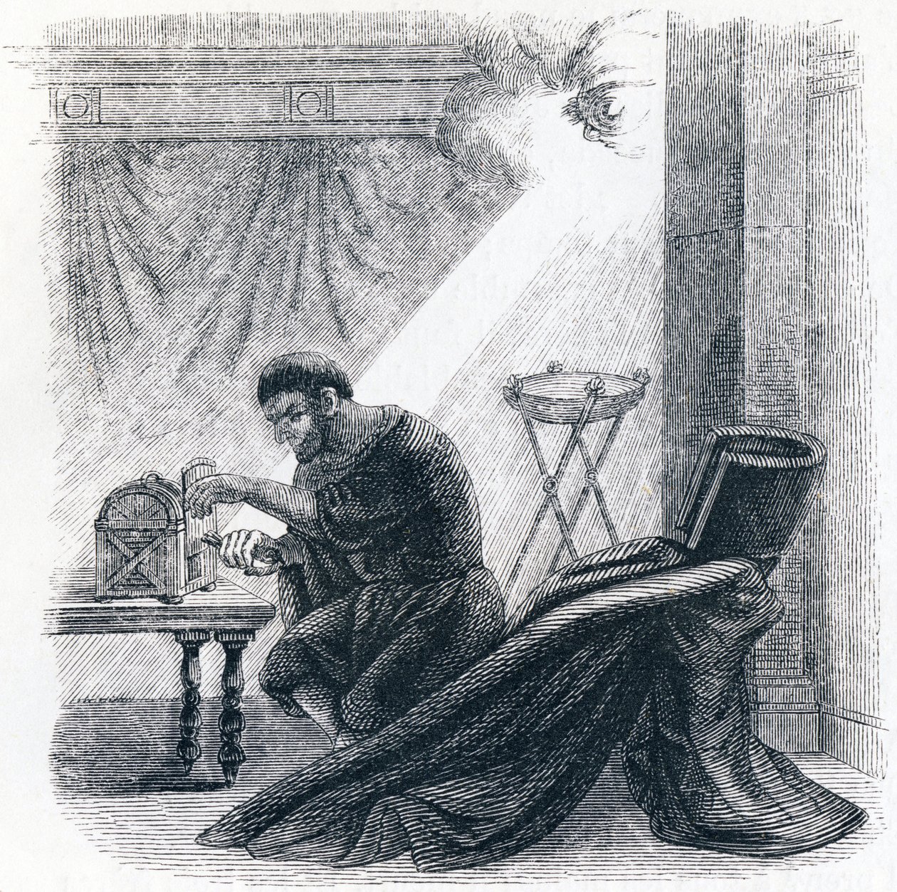 Het orakel en de goddeloze door Grandville