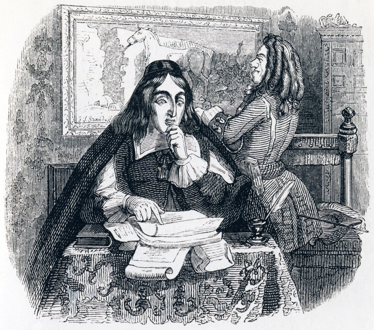 Tegen degenen met moeilijke smaak - Fabels van La Fontaine door Grandville
