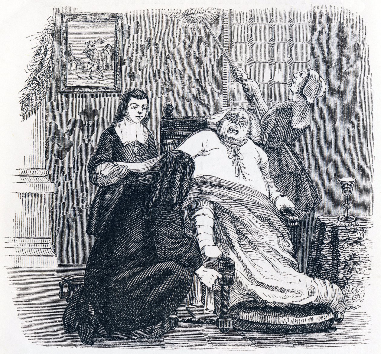 De druppel en de spin - Fabels van La Fontaine door Grandville