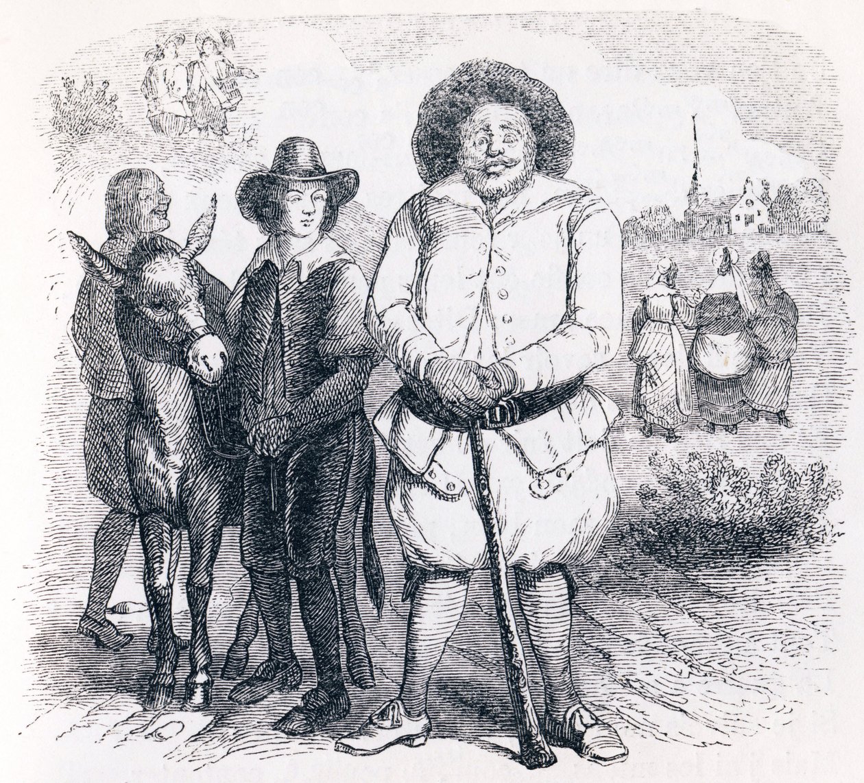 De molenaar, zijn zoon en de ezel door Grandville