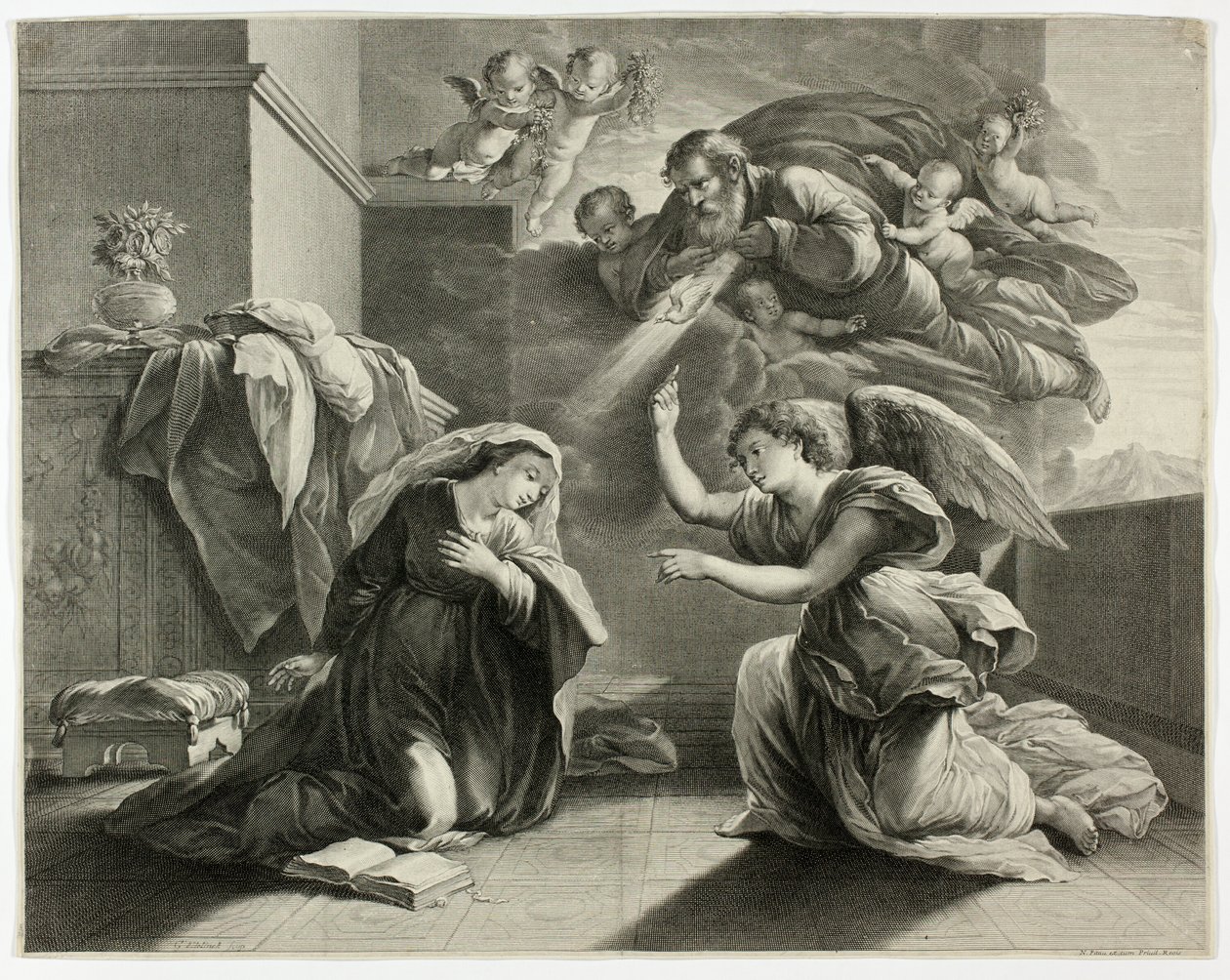 De Aankondiging door Gérard Edelinck