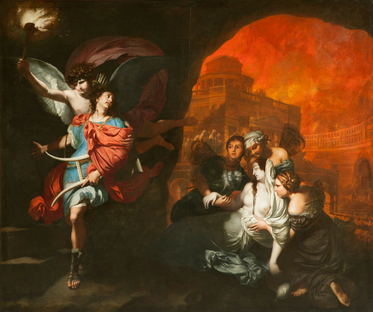 Orpheus in de Hel door Gerard de Lairesse