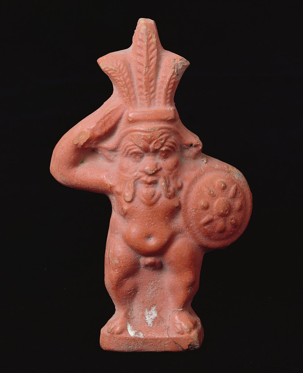 Beeldje van de Egyptische Huishoudgod Bes door Greco Roman