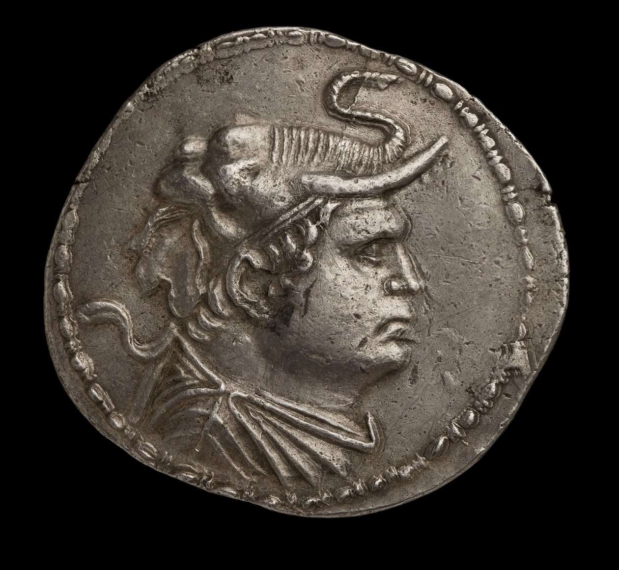 Indo-Griekse munt (zilver) door Greek