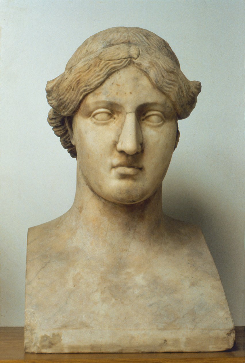 Portretbuste van Sappho door Greek