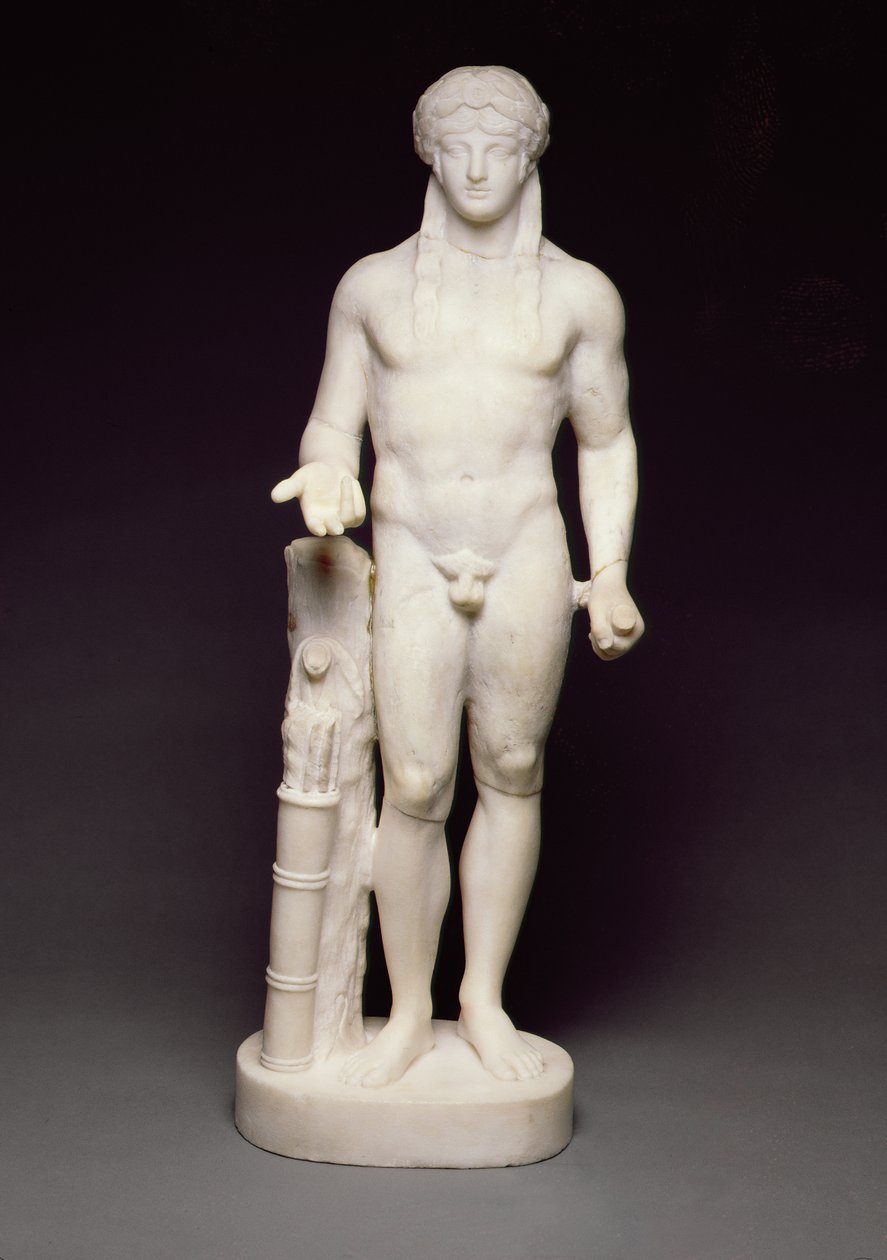 Statuette van Apollo door Greek