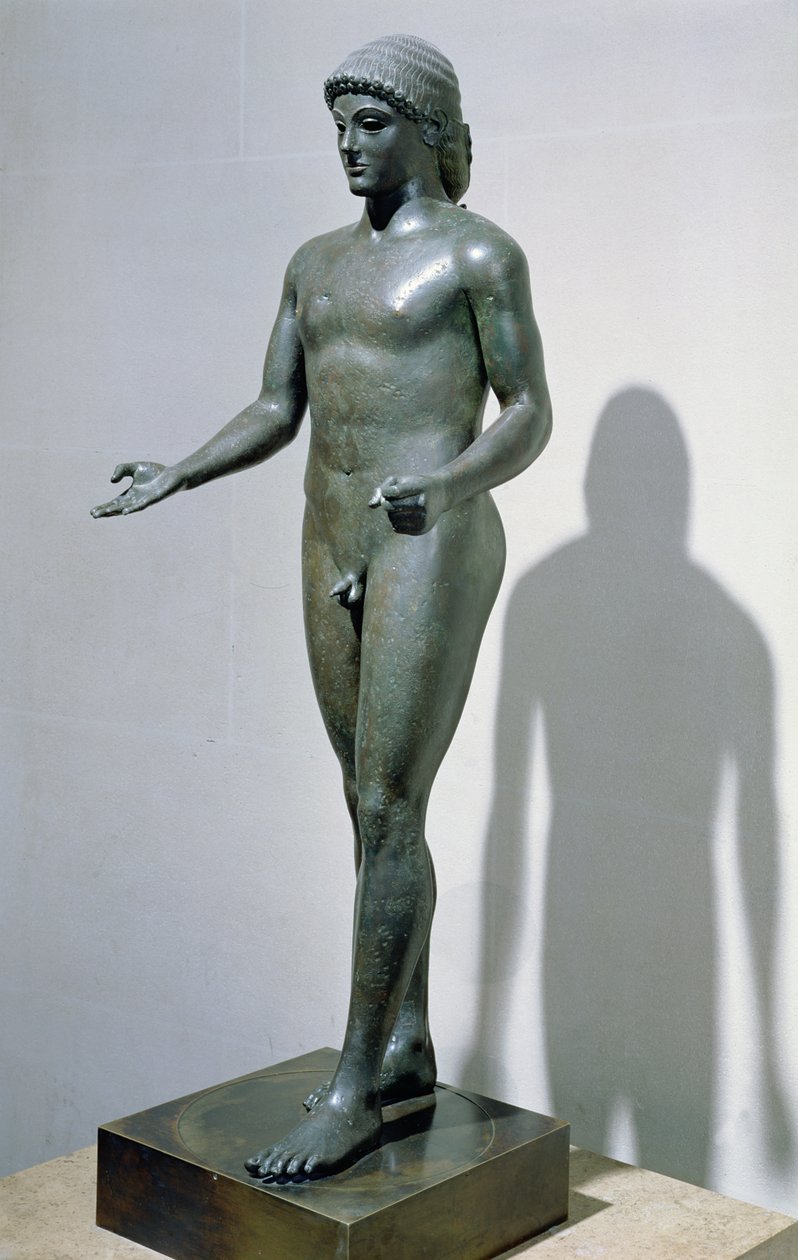 De Apollo van Piombino (brons) door Greek