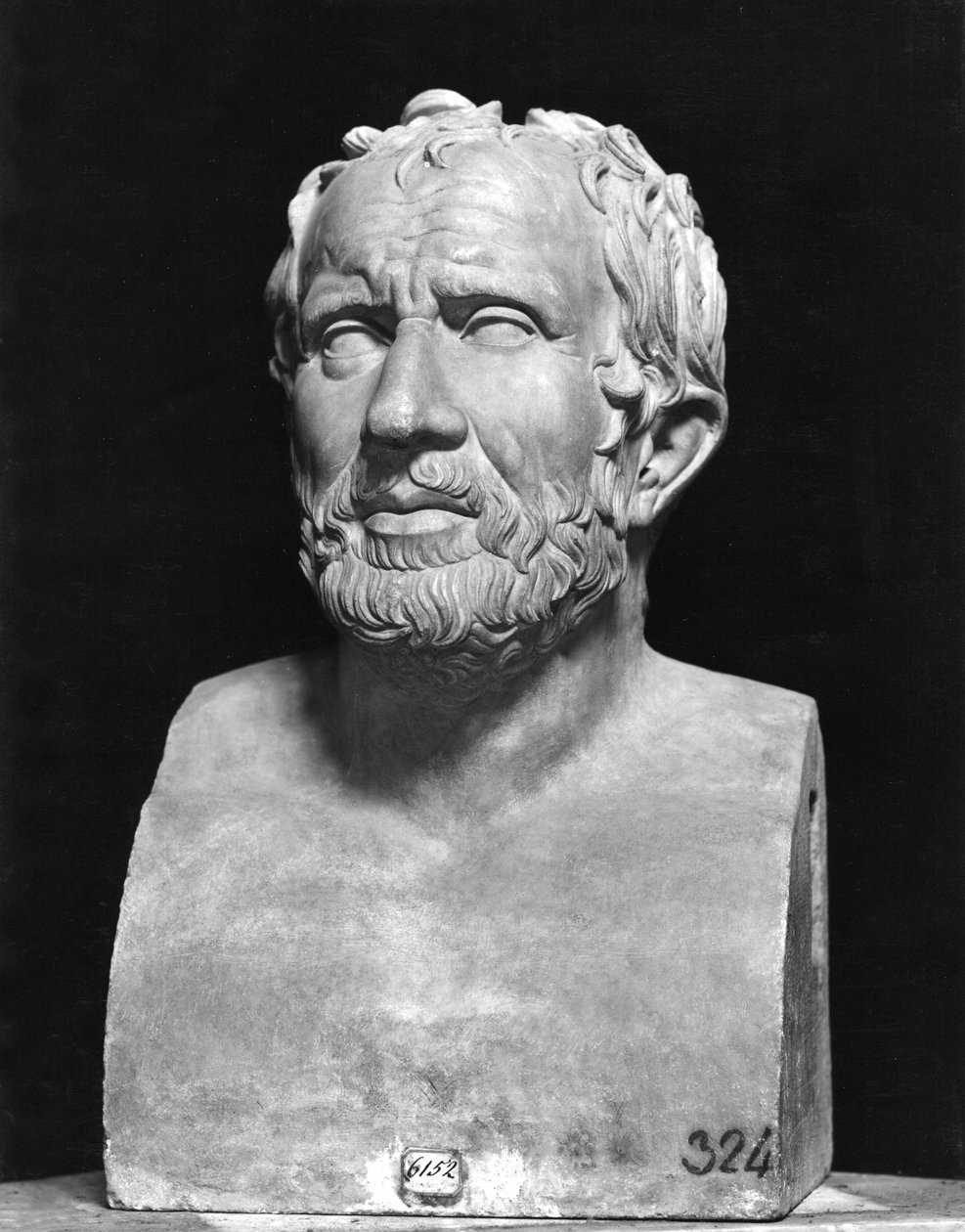 Buste van Zeno van Citium (ca. 335-ca. 264 v.Chr.) door Greek