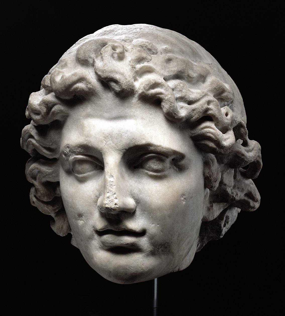 Kolossaal hoofd van Alexander de Grote door Greek