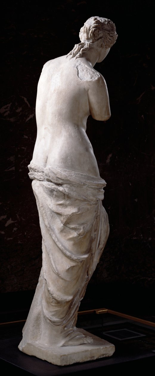Achteraanzicht van Aphrodite, de 
