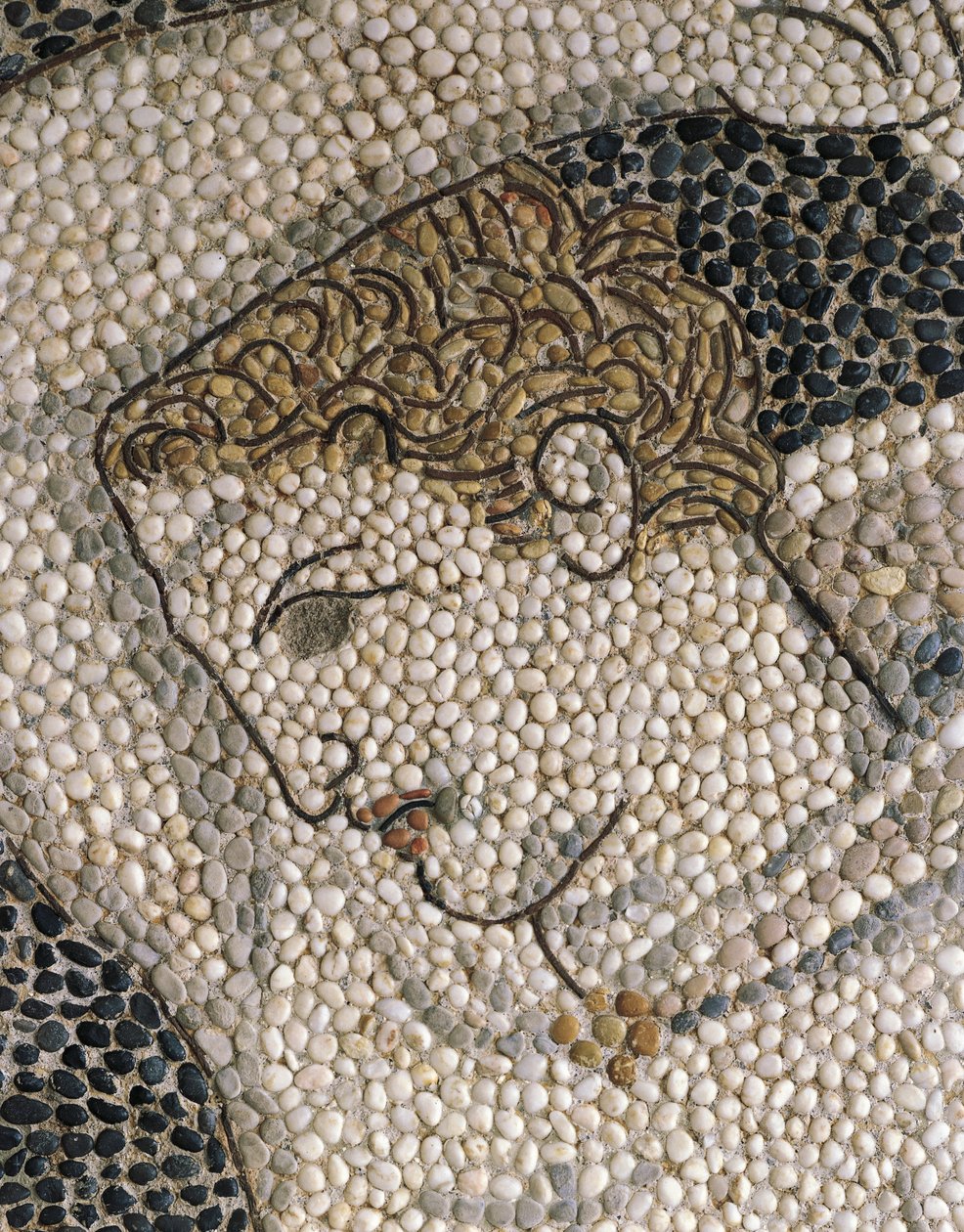 Hoofd van Krateros (detail) door Greek School