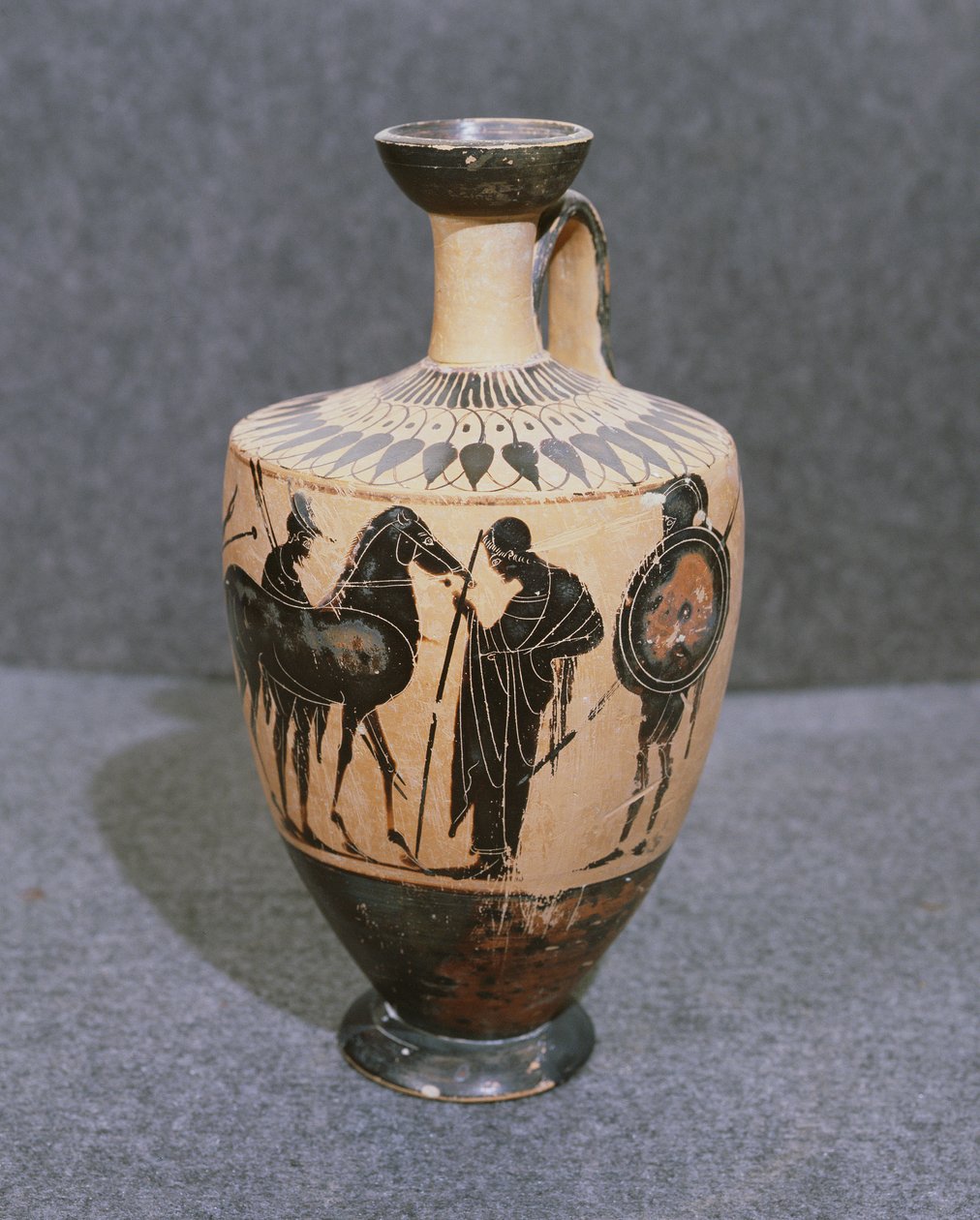 Lekythos, Vibo Valentia (keramiek) door Greek School