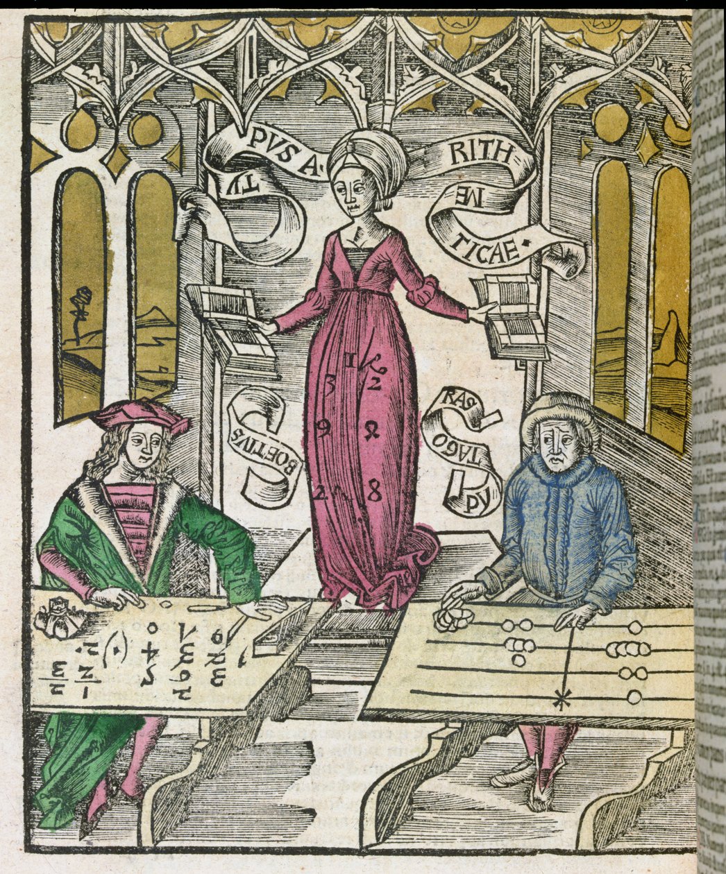Allegorie van rekenkunde, uit 