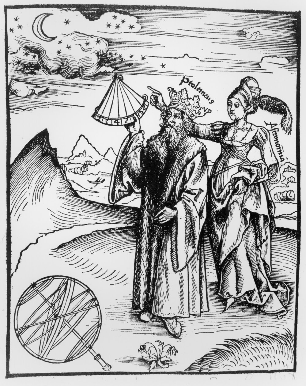 Allegorie van de Astronomie, uit een editie van 