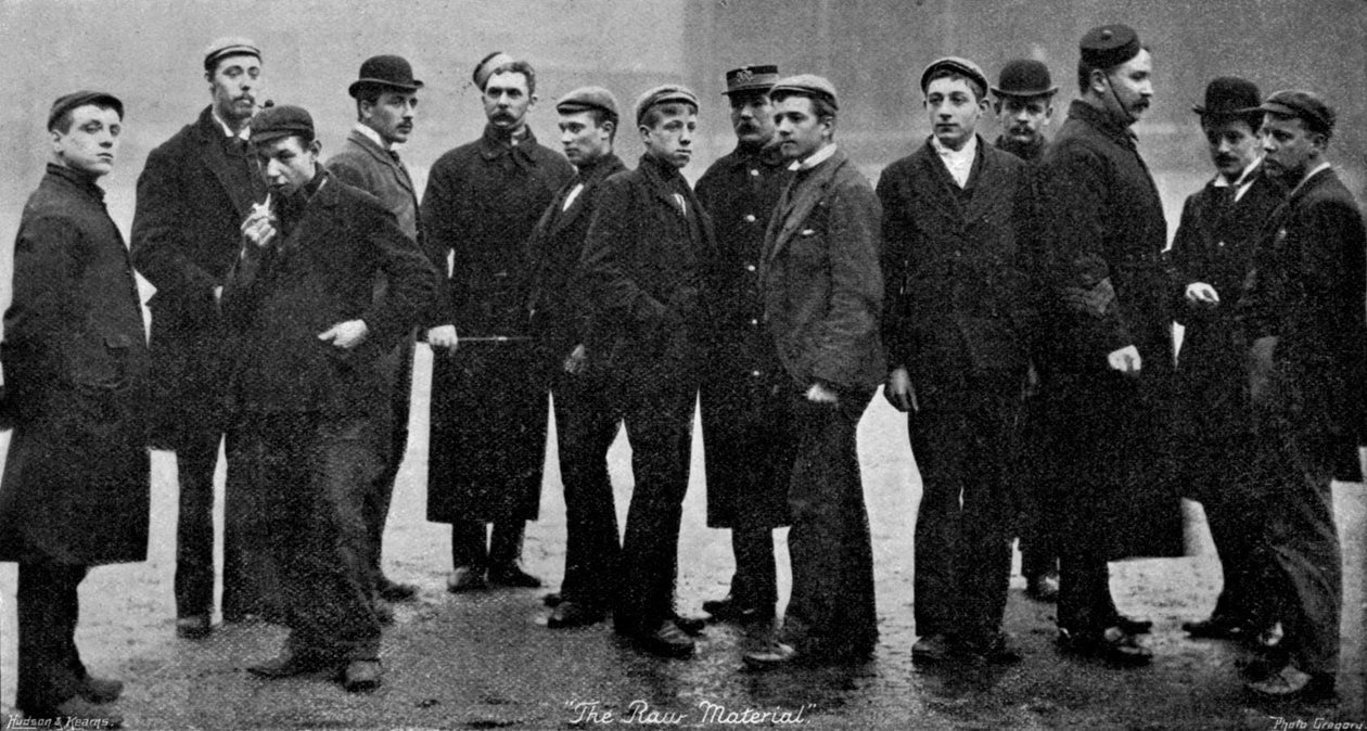 Leger nieuwe rekruten, 1895 door Gregory and Co