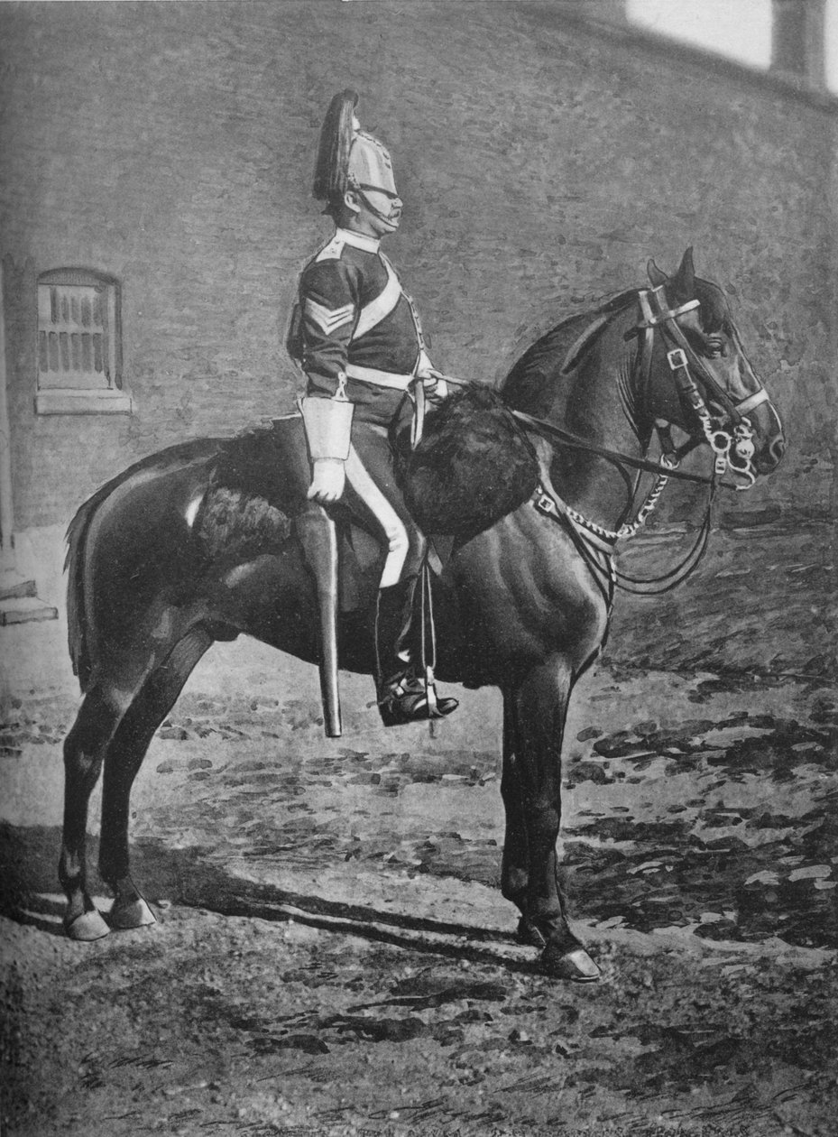 Sergeant, 2nd Dragoon Guards Queens Bays, ca. 1880 door Gregory and Co