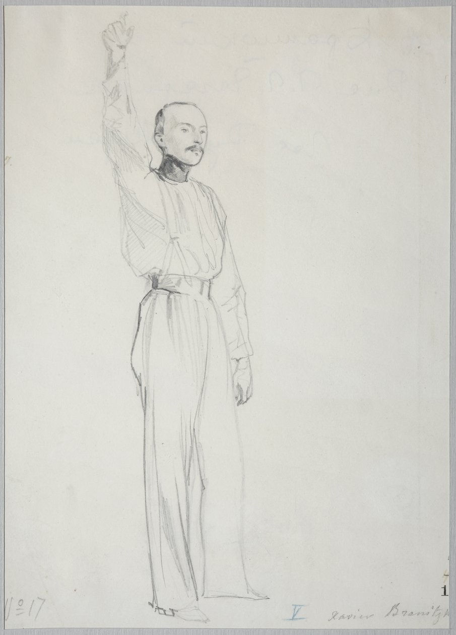 Portret van Graaf Ksawery Korczak-Branicki 1814-1879, ca. 1840 door Grigori Grigorevich Gagarin