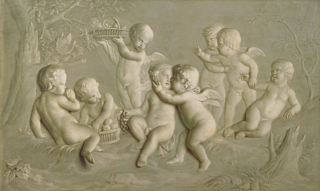 Jeugdige Bacchanalia, 1783 door Grigoriy Ivanovich Ugryumov