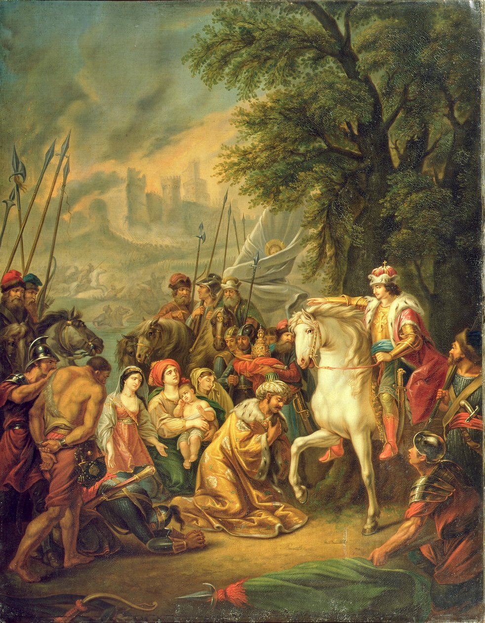 Tsaar Ivan IV verovert Kazan in 1552 door Grigoriy Ivanovich Ugryumov