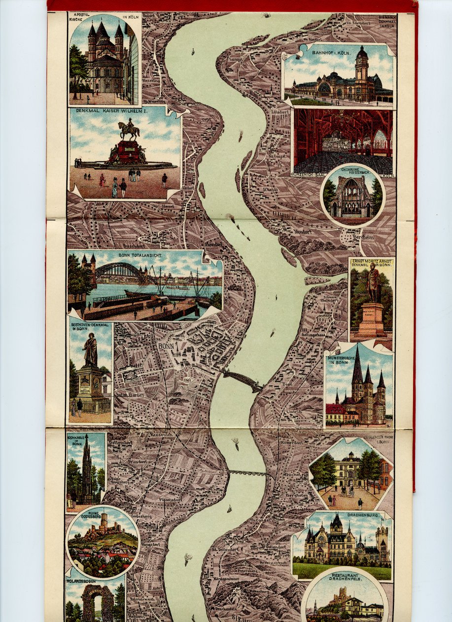 Laatste Rijnpanorama van Mainz 01 door Grossh. S. Hofbuchbinderei u. Albumfabrik Eisenach Photo.Lithogr. v. Wilh.Schülz