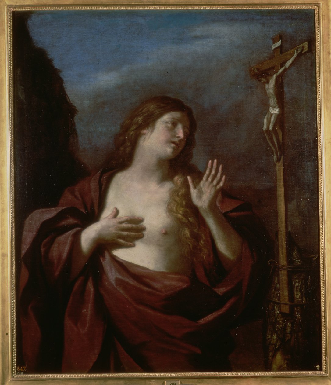 Maria Magdalena in Boetedoening door Giovanni Francesco Barbieri