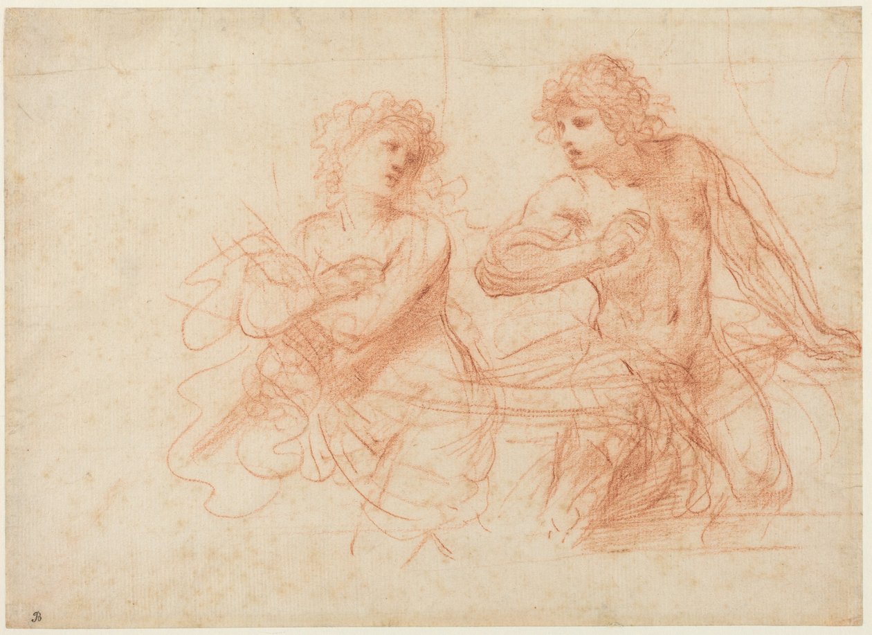 Amnon en Tamar door Guercino (1591-1666)