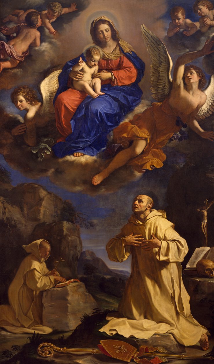 De visioen van St. Bruno door Guercino
