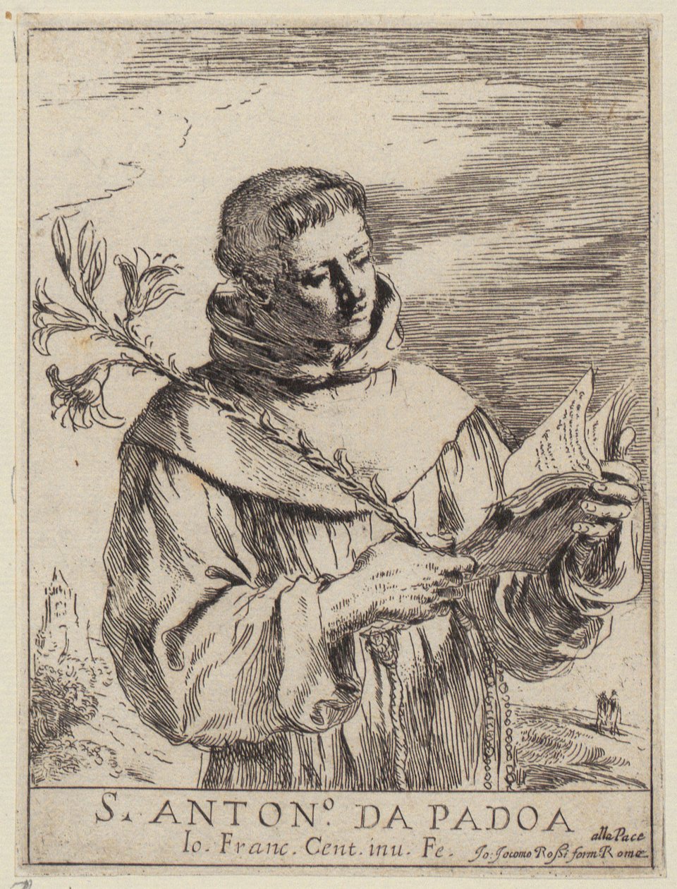 Heilige Antonius van Padua door Guercino