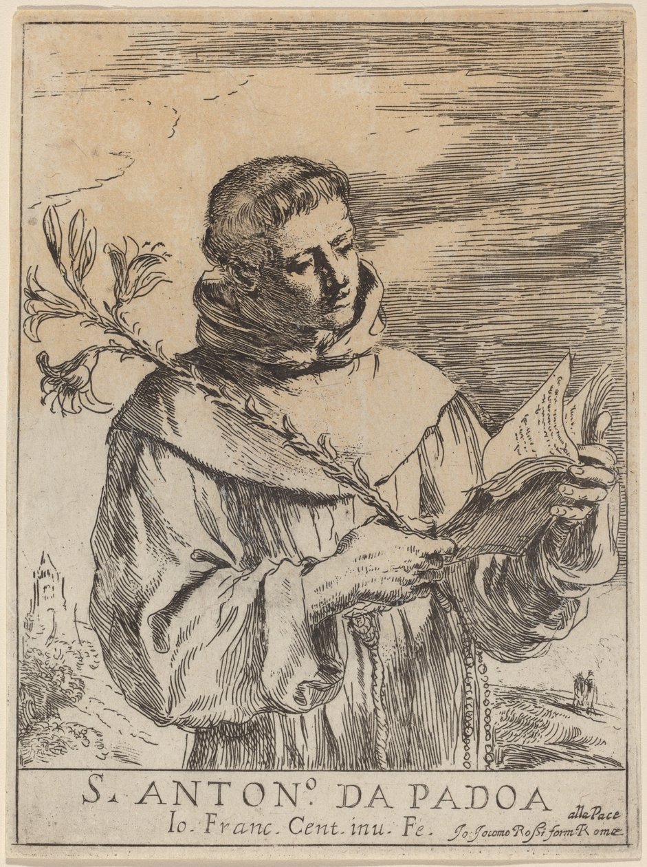 Sint Antonius van Padua door Guercino