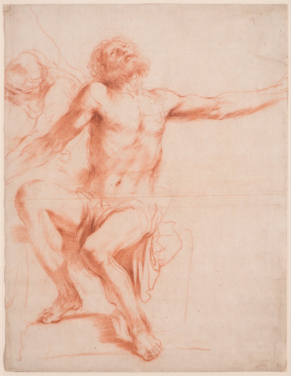 Studie für "Das Martyrium des Heiligen Bartholomäus" door Guercino