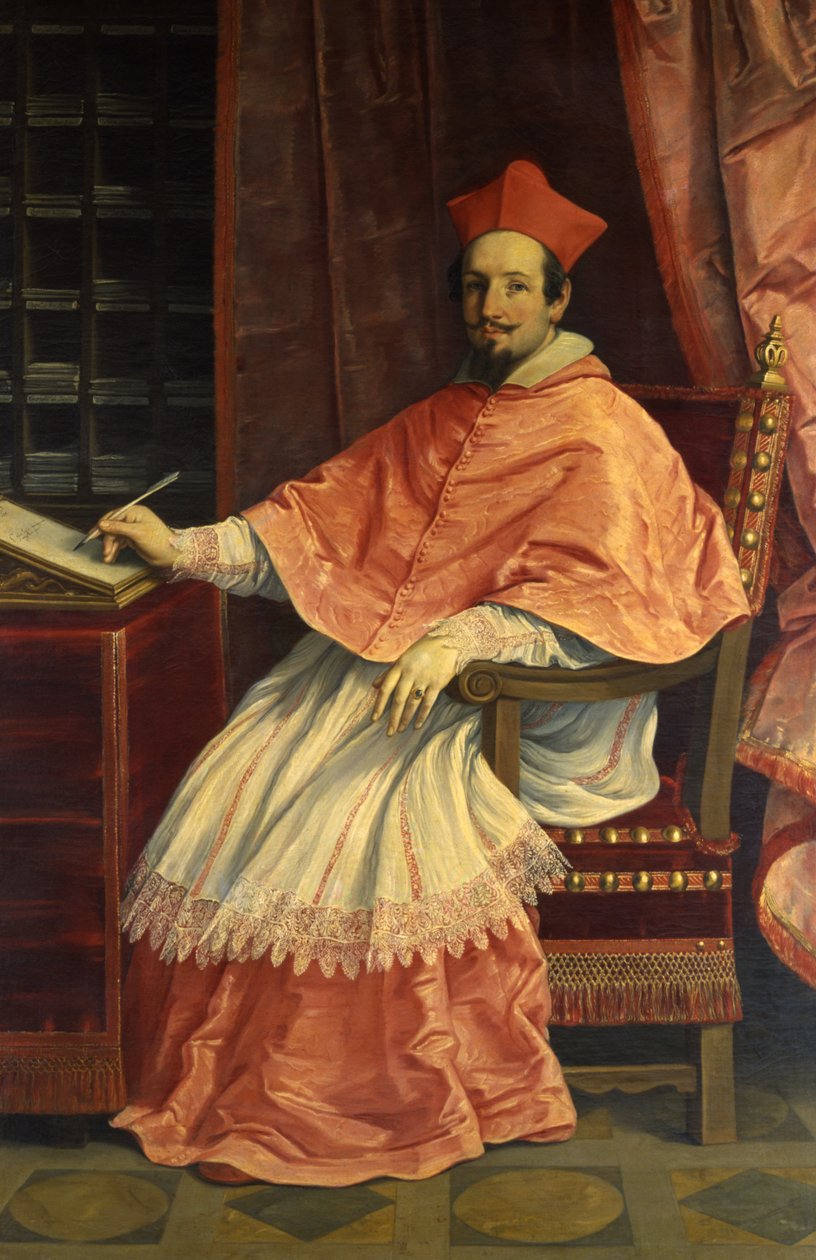 Portret van Bernardino Spada door Guido Reni