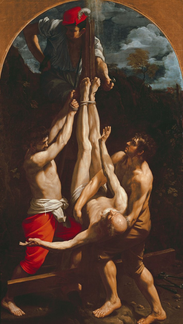 Kruisiging van Sint-Petrus door Guido Reni