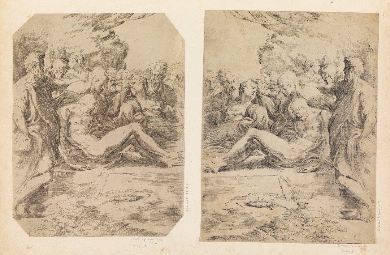 Graflegging, ca. 1595-1600 door Guido Reni