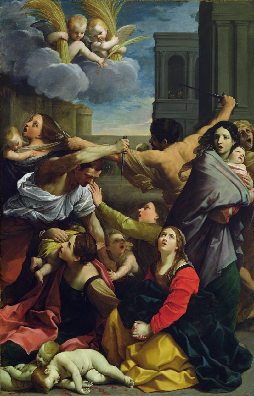 De Kindermoord door Guido Reni