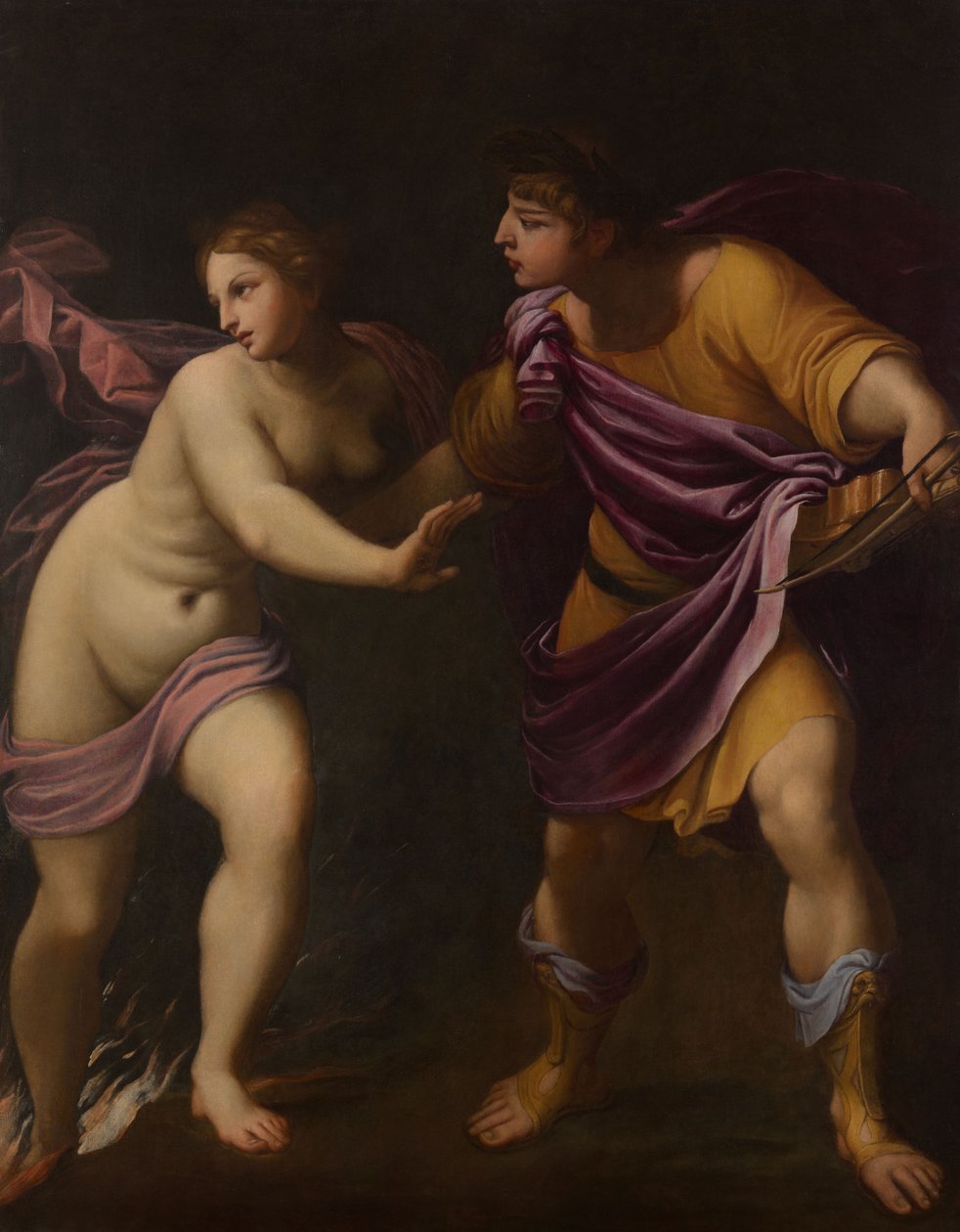 Orpheus en Eurydice door Guido Reni