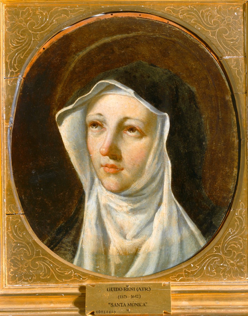 Heilige Monica, moeder van kerkvader Sint Augustinus (schilderij) door Guido Reni