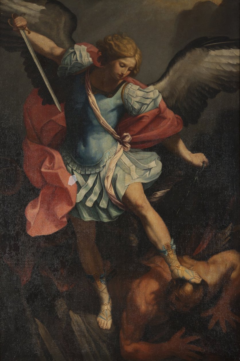 De aartsengel Michaël verslaat Satan door Guido Reni