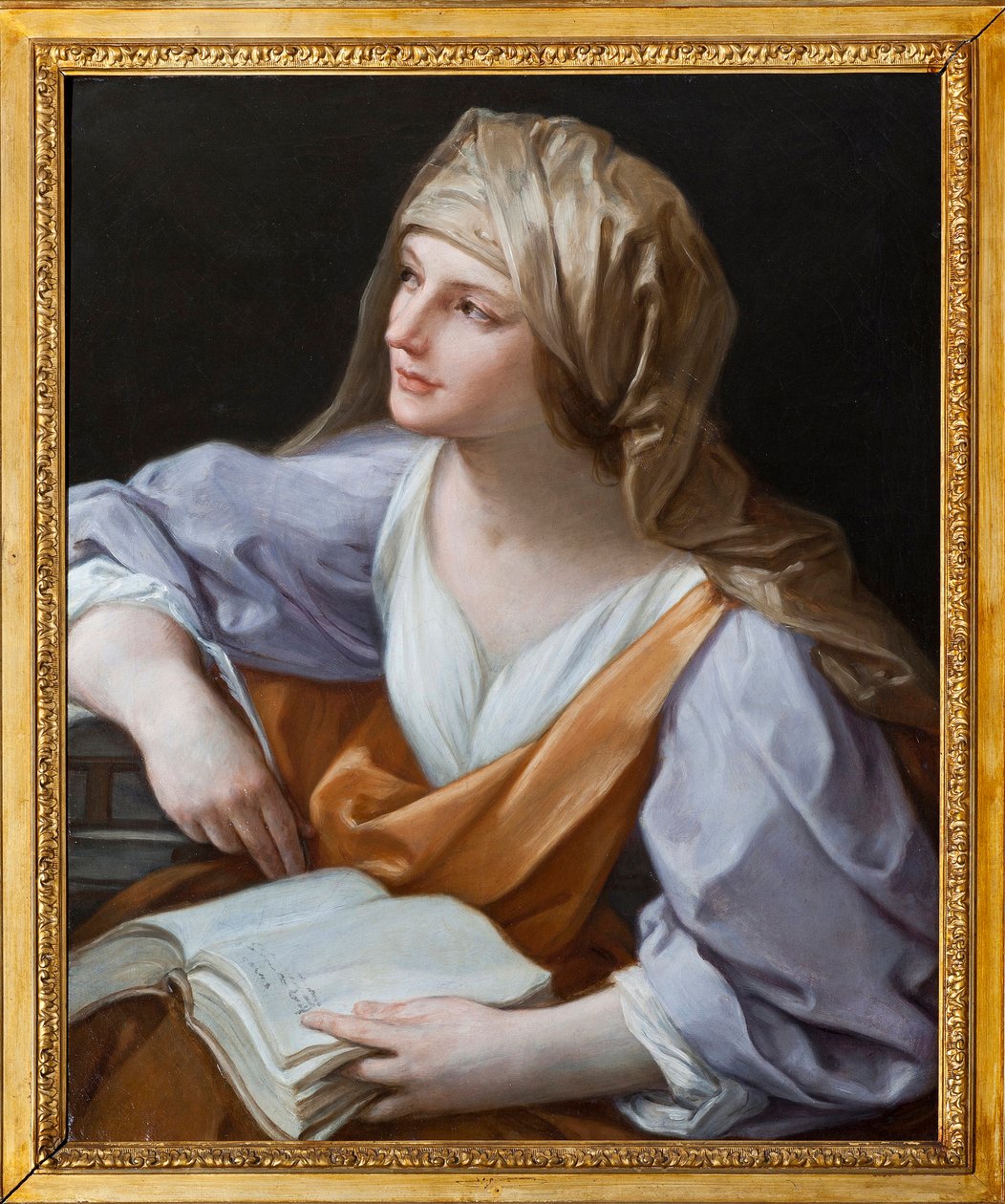 De Sibyl Schilderij door Guido Reni genaamd de Gids (1575-1642) Appartementen van Maria Brignole Sale De Ferrari, Hertogin van Galliera (1811-1888), het meubilair komt uit het Hotel Matignon, haar Parijse residentie. Palazzo Rosso, Genua door Guido Reni