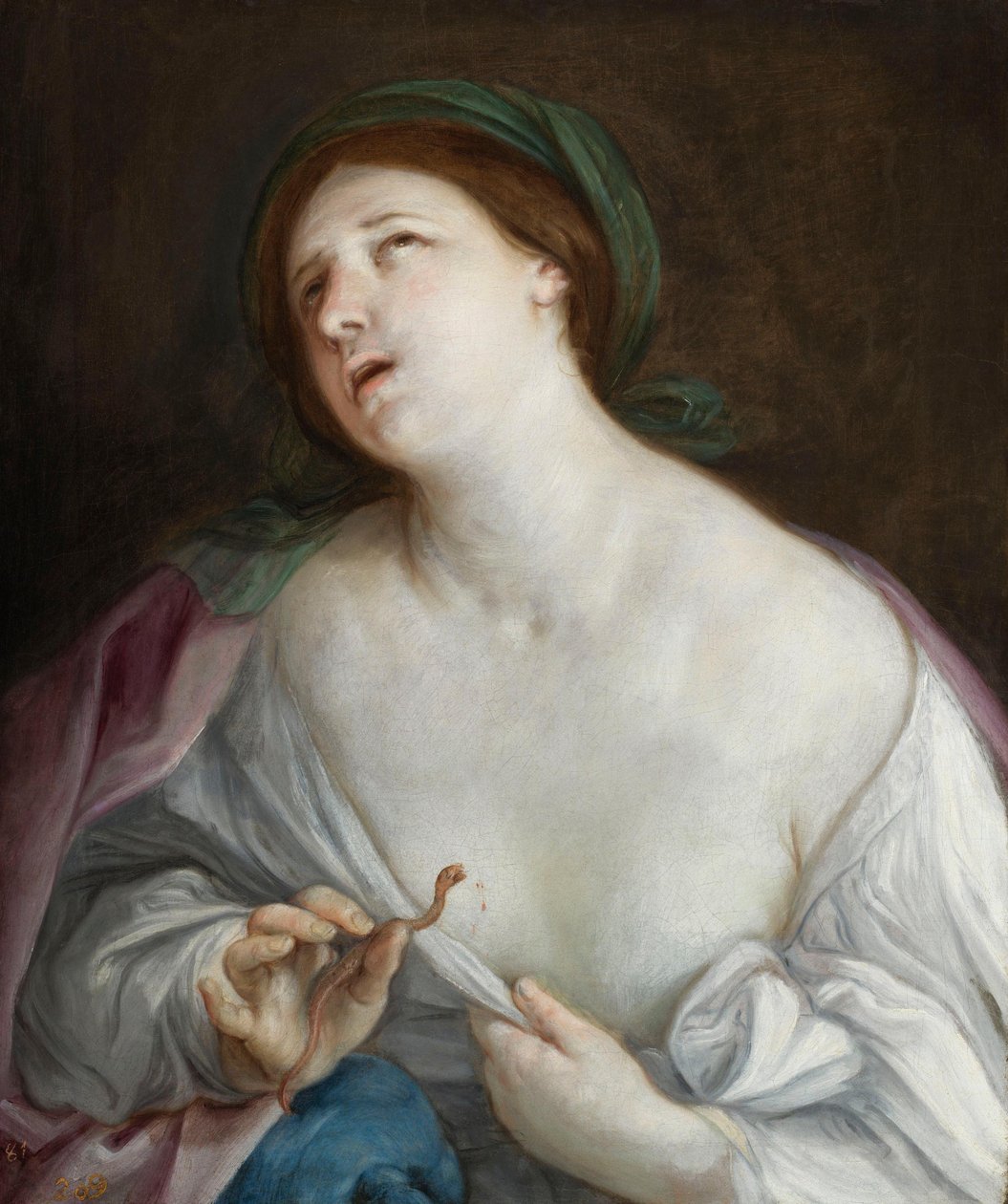 De zelfmoord van Cleopatra door Guido Reni