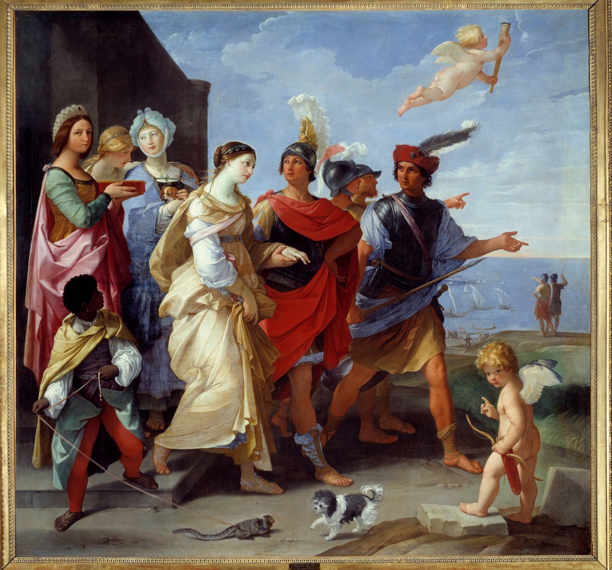 Trojaanse oorlog: Ontvoering van Helene door Guido Reni