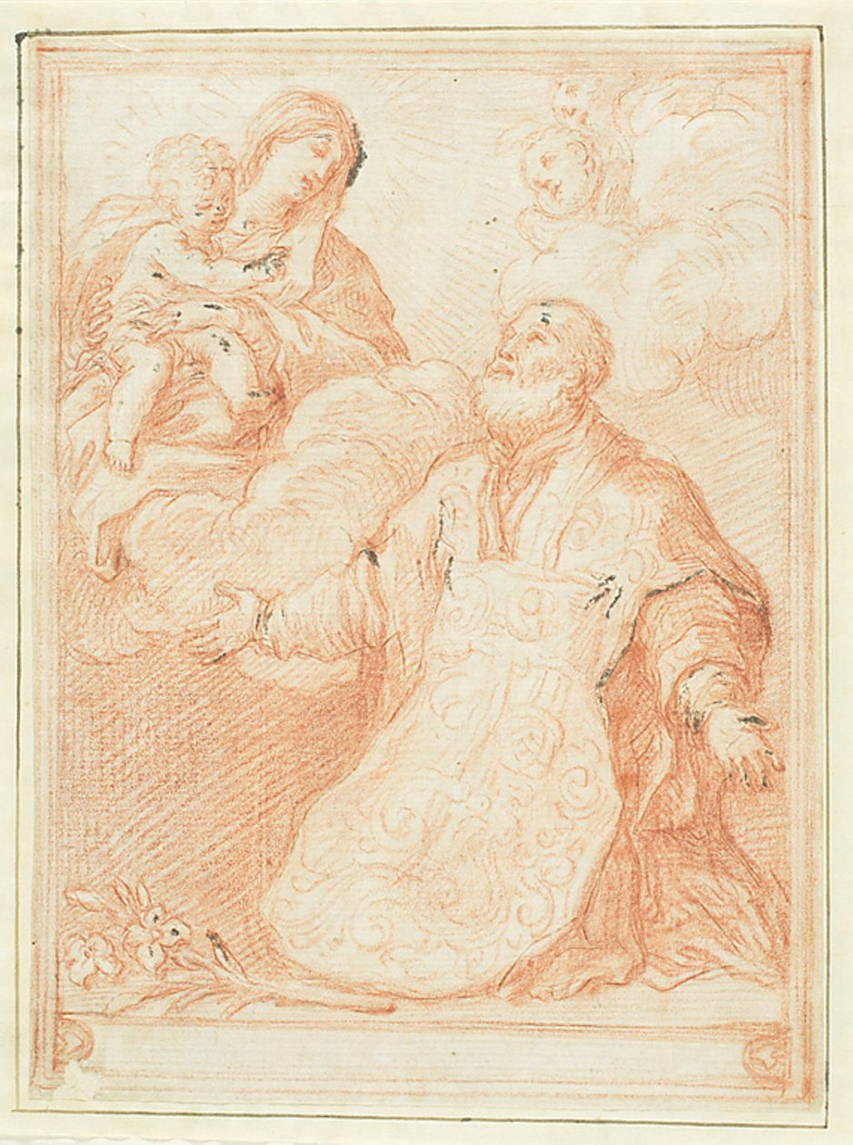 Visioen van Sint Filippo Neri door Guido Reni