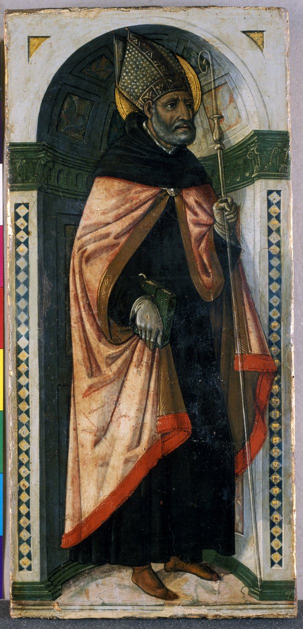 St. Augustinus door Guidoccio di Giovanno Cozzarelli