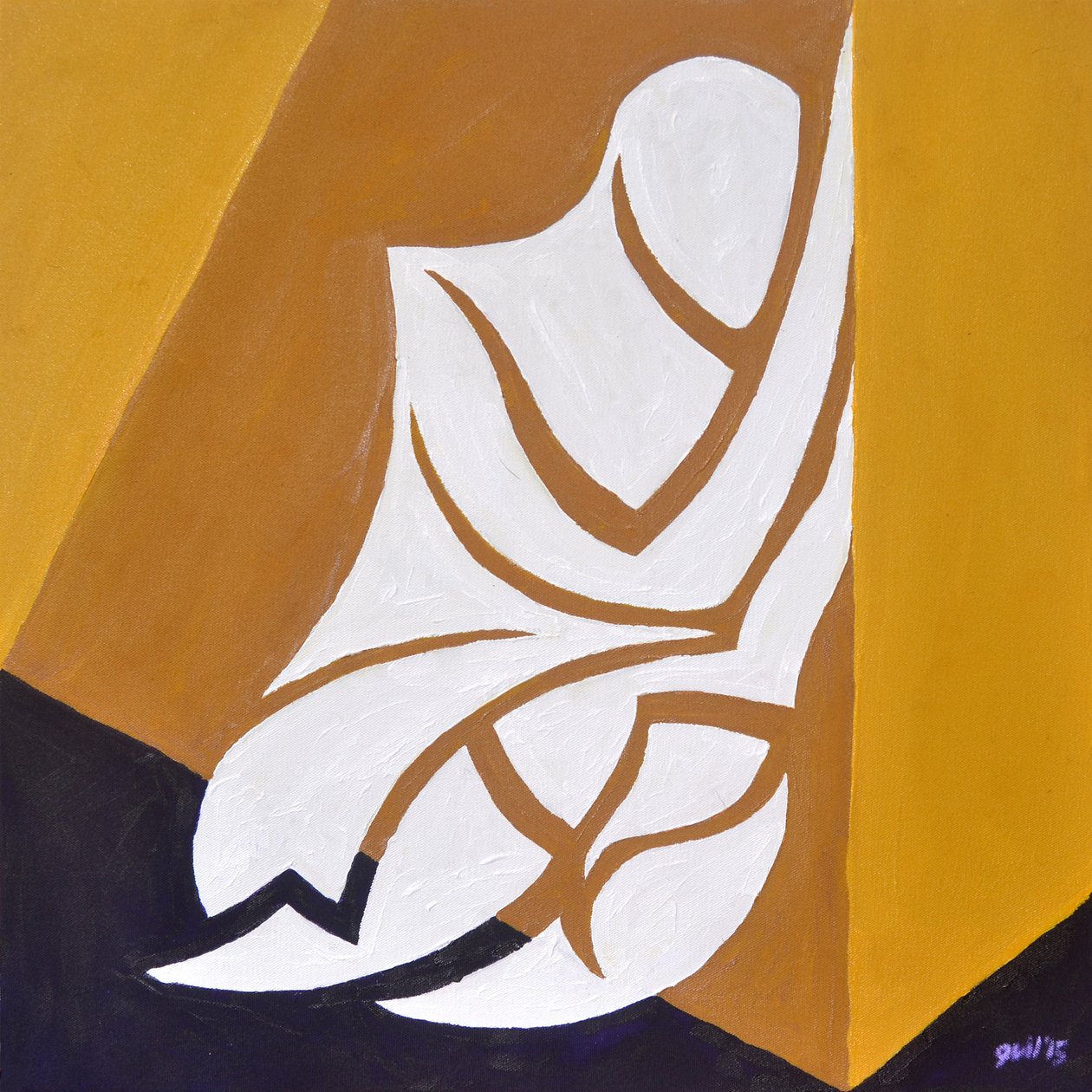 (is dit niet waar....) Studie voor figuur tegen de muur, 2015 door Guilherme Pontes