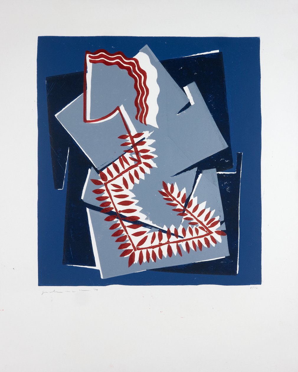 Vrouw Met Varen Nr.2, 2019 door Guilherme Pontes