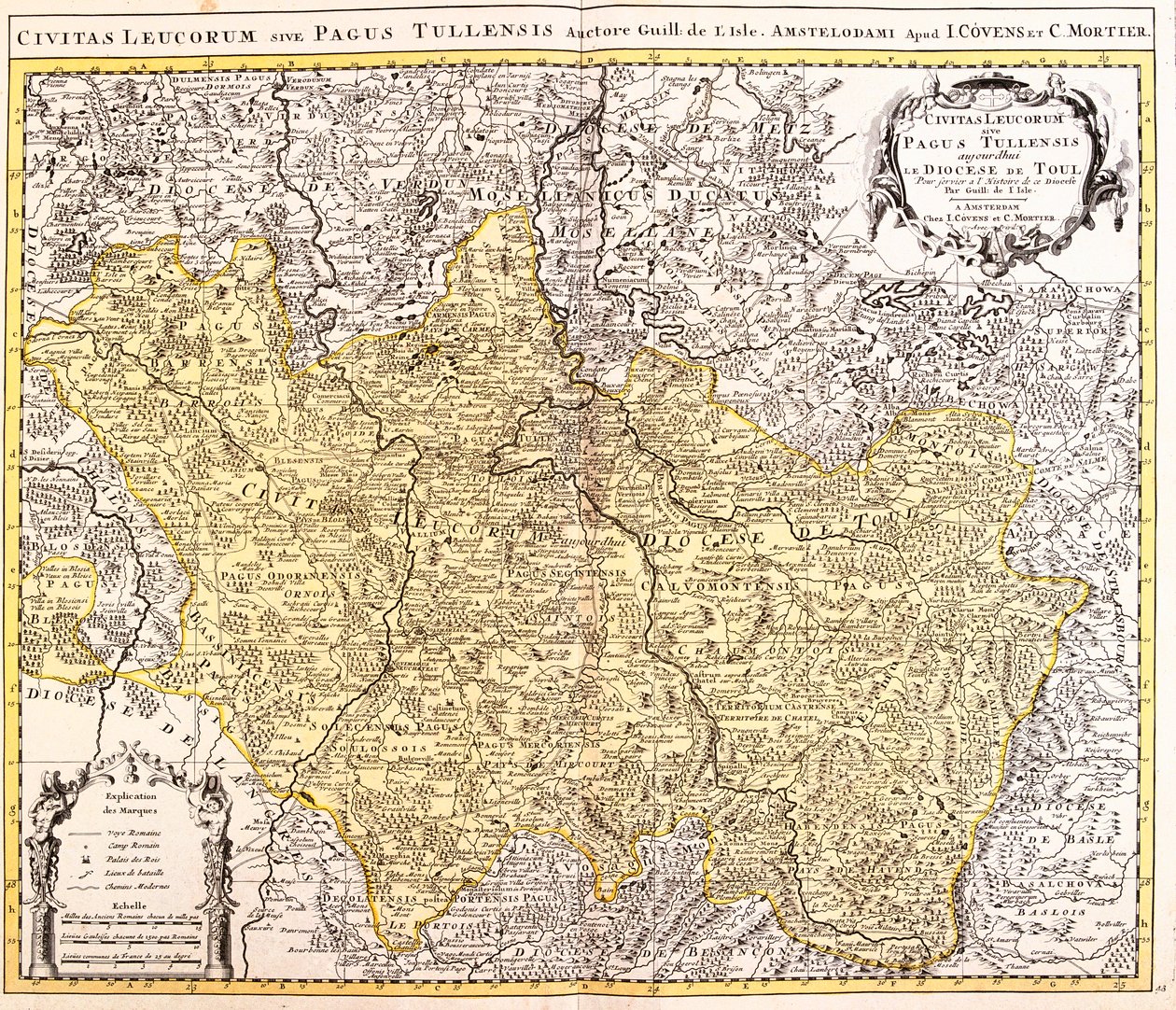 Lotharingen, Frankrijk door Guillaume Delisle