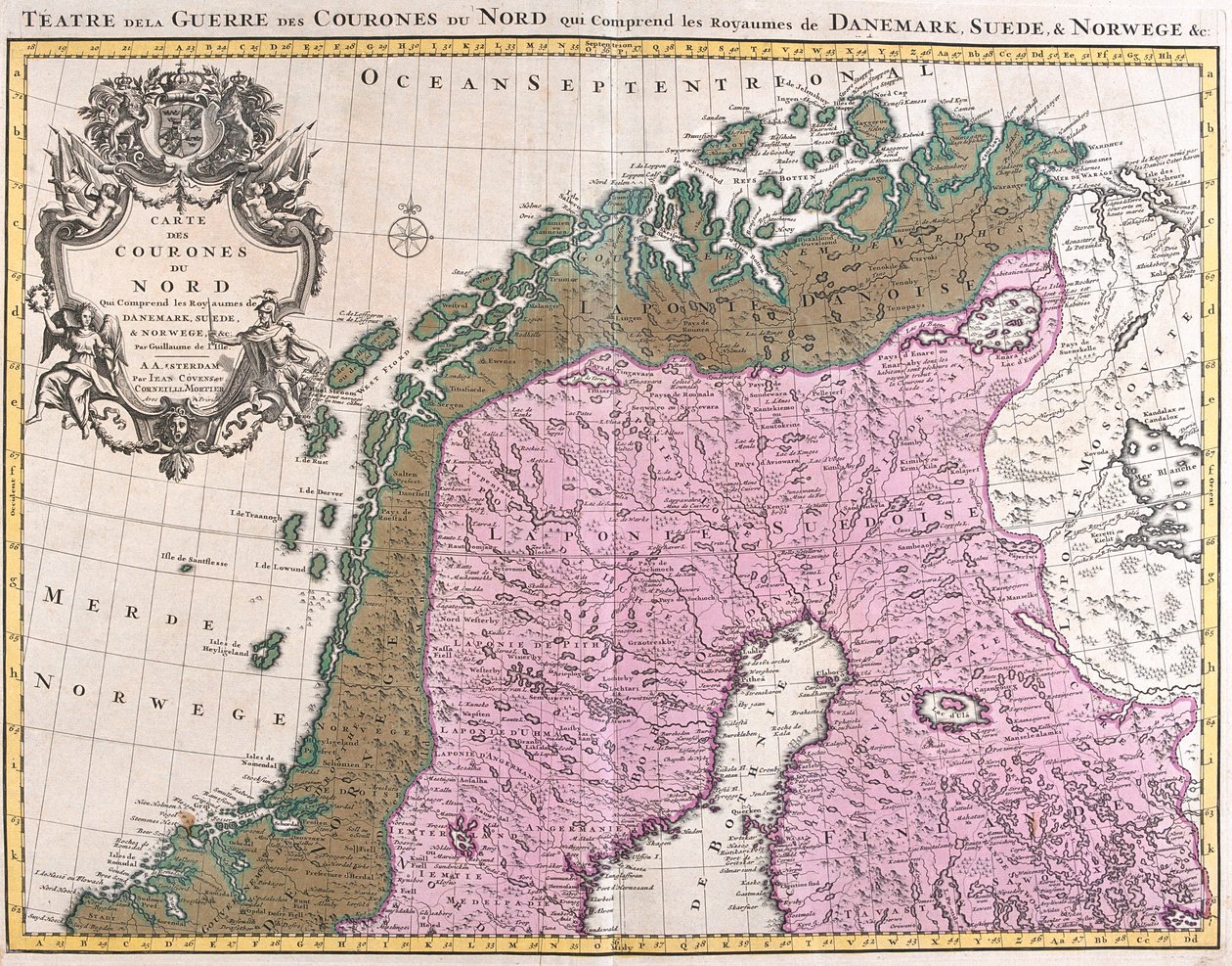 Noord-Noorwegen, Zweden, Finland door Guillaume Delisle