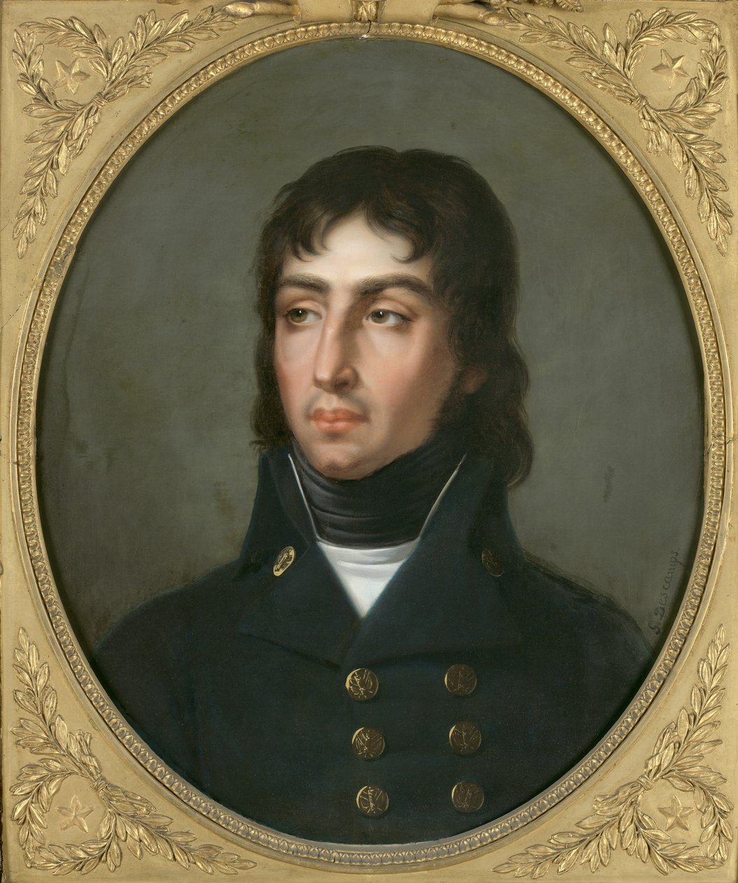 Portret van generaal Louis Charles Antoine Desaix door Guillaume Descamps
