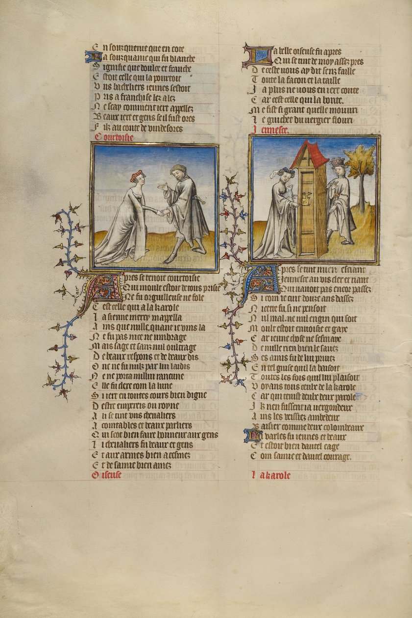 Romantiek van de Roos door Guillaume de Lorris