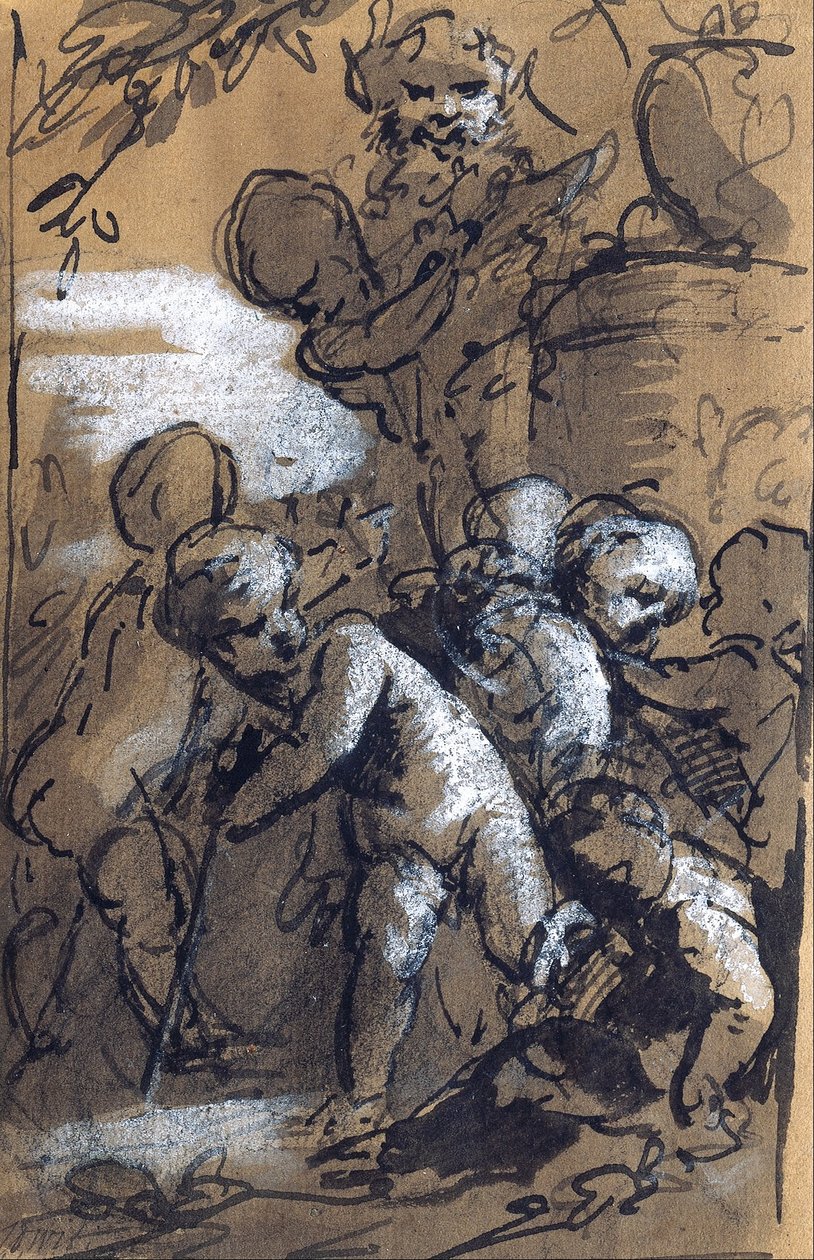 Ontwerp voor een monument voor Maximiliaan II. Emanuel door Guillielmus de Grof