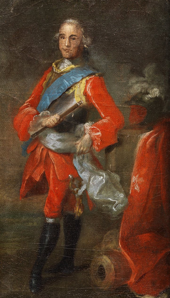Portret van de Zweedse Veldmaarschalk Frederik Graaf von Fersen (1719-1794) door Gustaf Lundberg
